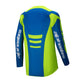 Alpinestars Fluid Adult MX Jersey - Haul Yellow Fluoro / Blue