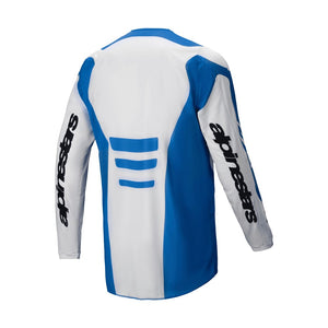 Alpinestars Fluid Adult MX Jersey - Haul Blue / White