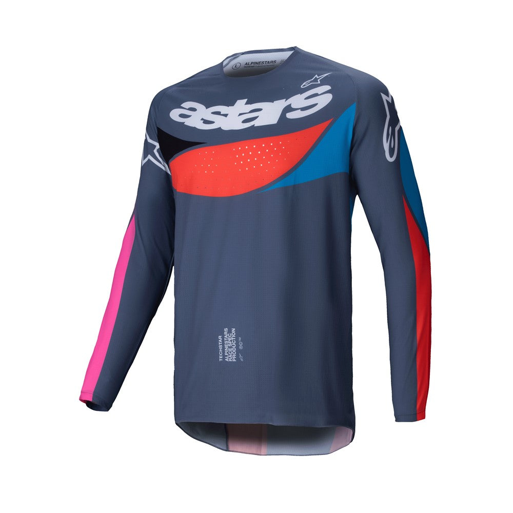 Alpinestars Techstar Adult MX Jersey - Dreem Gray / Multicolour