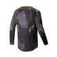 Alpinestars Racer Adult MX Jersey - Hollow Dark Grey / Yellow Fluoro