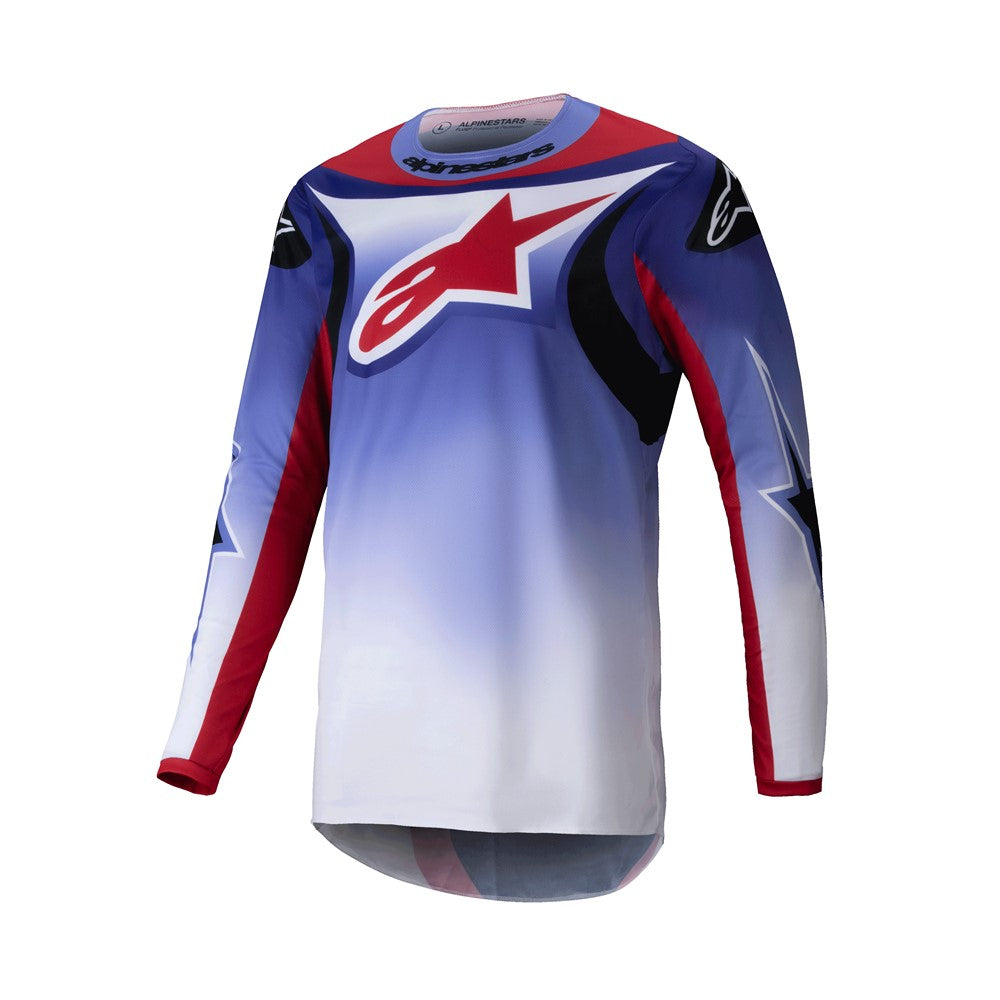 Alpinestars Fluid Adult MX Jersey - Wurx Purple / Bright Red