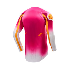 Alpinestars Supertech Adult MX Jersey - Mig Limited Edition Pink Fluoro / White
