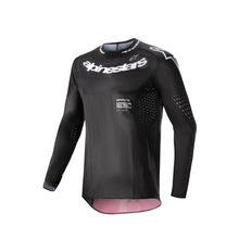 Load image into Gallery viewer, Alpinestars Supertech Adult MX Jersey - Ward Black/Red Berry