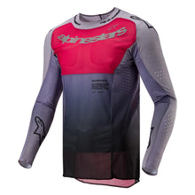 Load image into Gallery viewer, Alpinestars Supertech Adult MX Jersey - Dade Iron/Red Berry