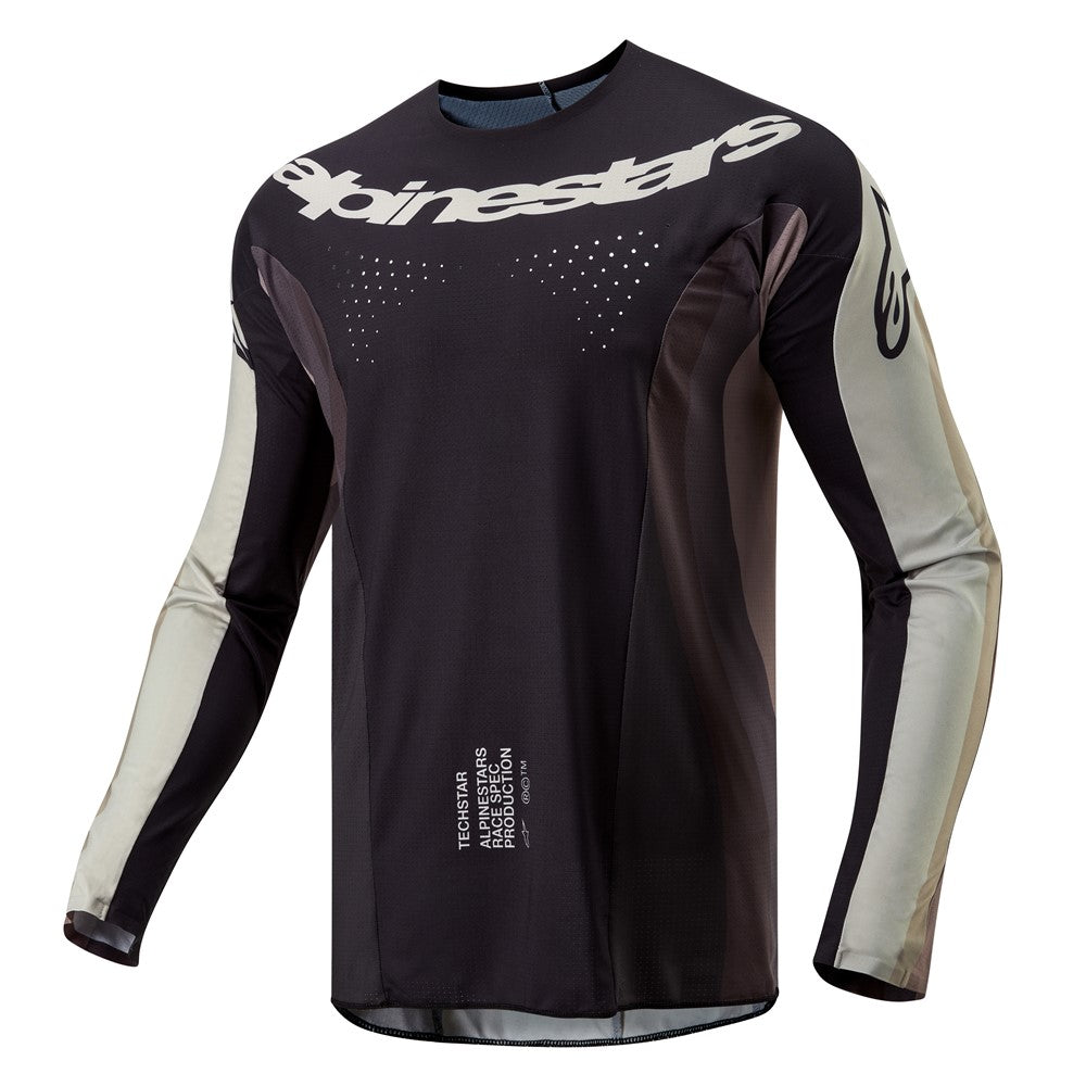 Alpinestars Techstar Adult MX Jersey - Pneuma Sand/Iron/Gray