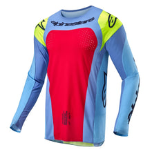 Load image into Gallery viewer, Alpinestars Techstar Adult MX Jersey - Ocuri Blue/Yellow/Red