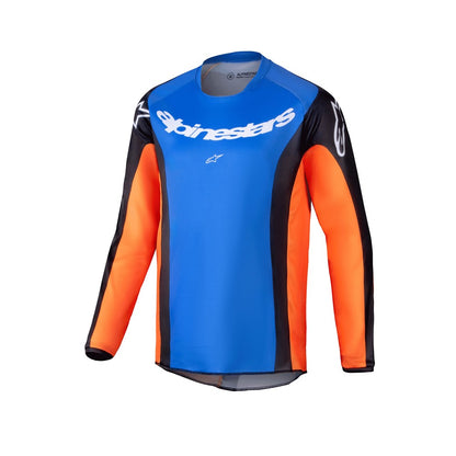 Alpinestars Racer Youth MX Jersey - Melt Orange / Blue