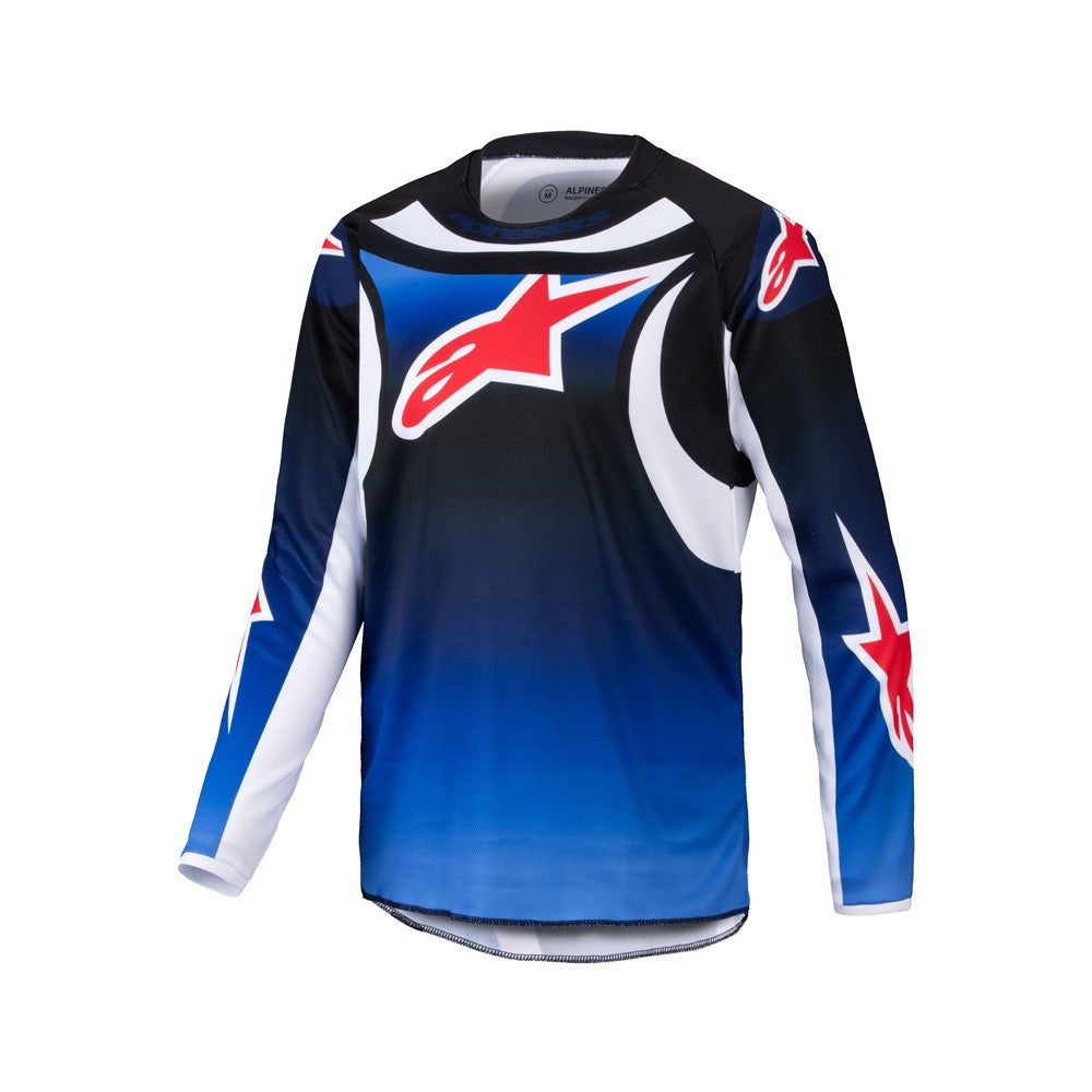 Alpinestars Racer Youth MX Jersey - Wurx Blue / Black