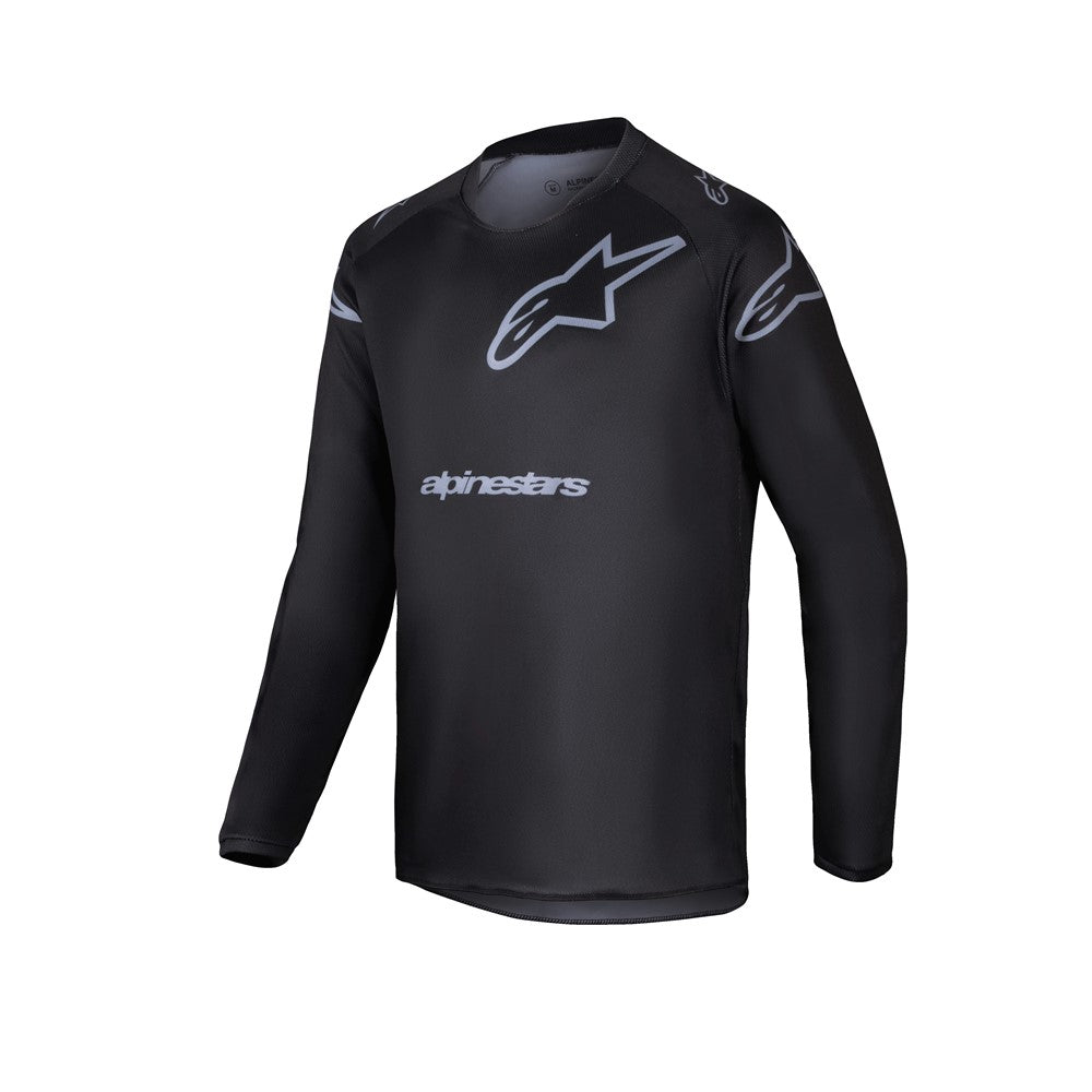 Alpinestars Racer Youth MX Jersey - Graphite Black / Gray