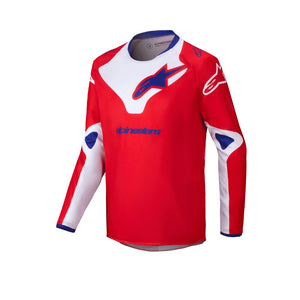 Alpinestars Racer Youth MX Jersey - Veil Bright Red / White