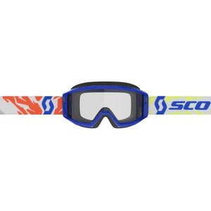 Scott Primal Youth Goggle - Blue with Clear Lens