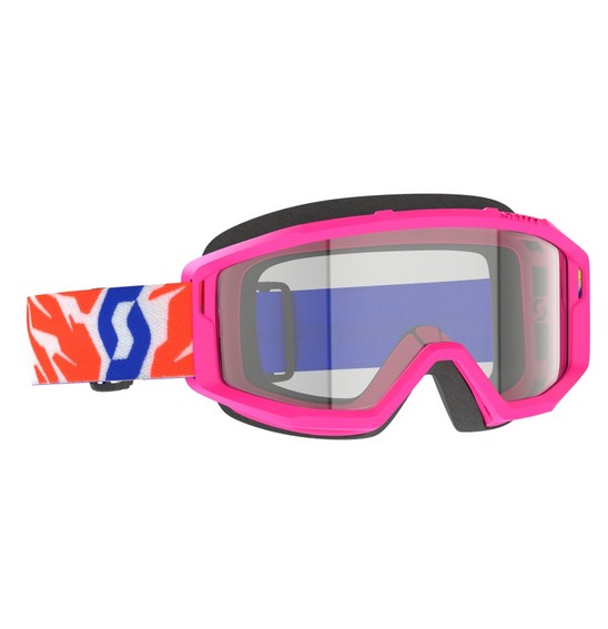 Scott Primal Youth Goggle - Pink with Clear Lens