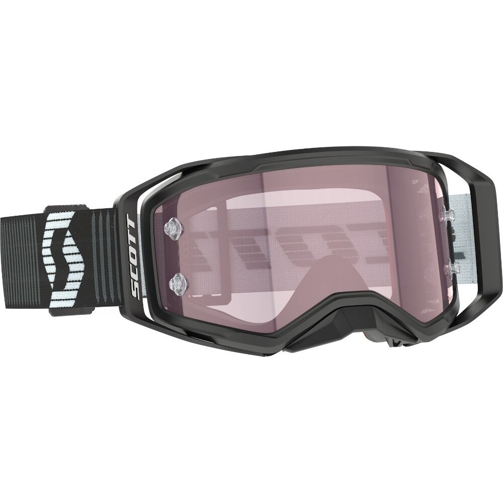 Scott Prospect 2.0 AMP Goggle - Black / White with Rose Amplifier Works Lens