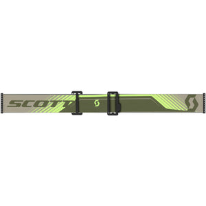 Scott Prospect 2.0 AMP Goggle - Khaki Green / Neon Yellow with Rose Amplifier Works Lens
