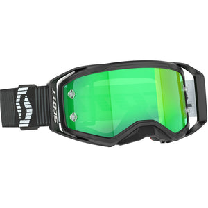 Scott Prospect 2.0 Goggle - Black / White with Green Chrome Works Lens