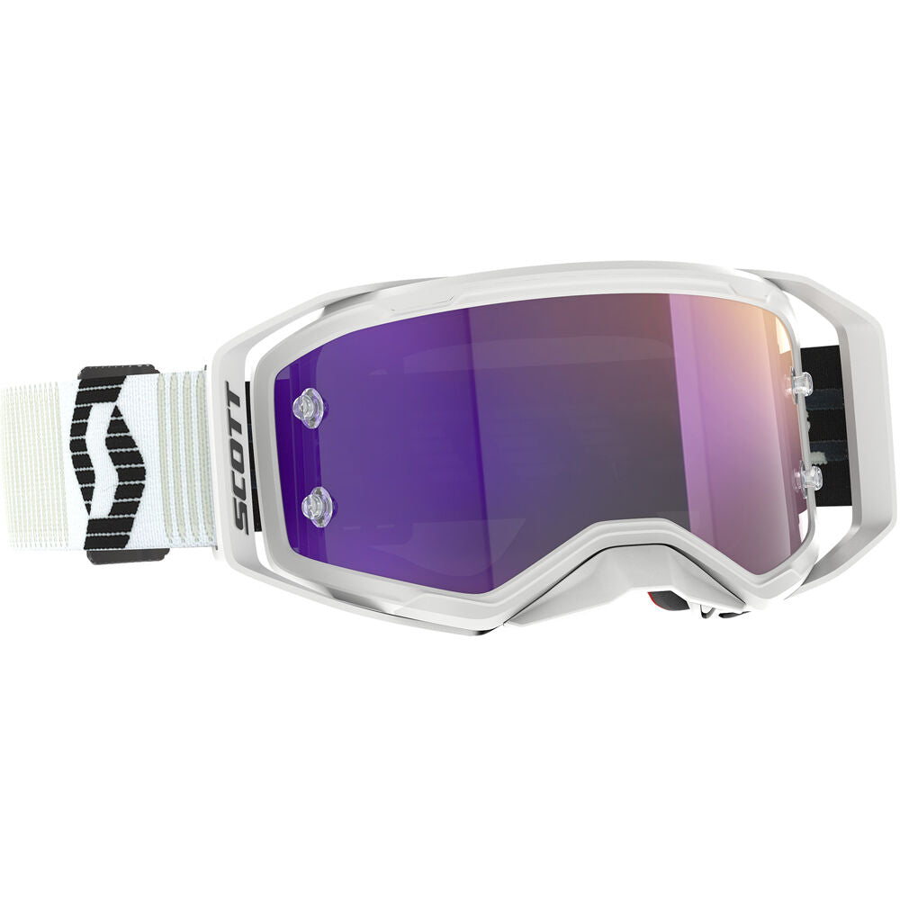 Scott Prospect 2.0 Goggle - White / Black with Purple Chrome Works Lens