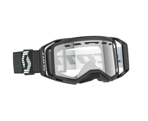 Scott Prospect 2.0 Enduro Goggle - Black / White with Clear S0 ACS Double Lens