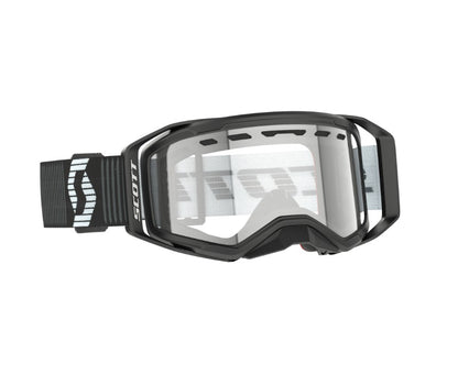 Scott Prospect 2.0 Enduro Goggle - Black / White with Clear S0 ACS Double Lens