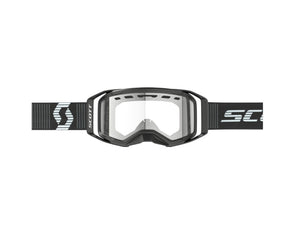 Scott Prospect 2.0 Enduro Goggle - Black / White with Clear S0 ACS Double Lens
