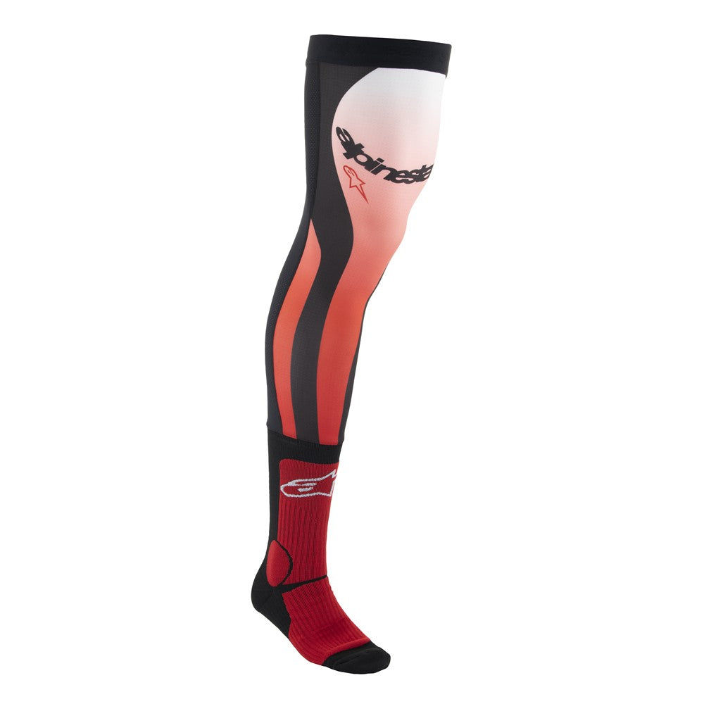 Alpinestars Adult Knee Brace Socks - Red/White