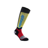 Alpinestars Adult MX Plus Socks - Black/Red/Blue