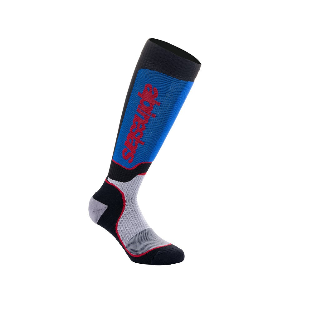 Alpinestars Adult MX Plus Socks - Black/White/Blue