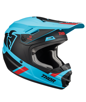 Thor Sector Youth MIPS MX Helmet - Split Blue / Black