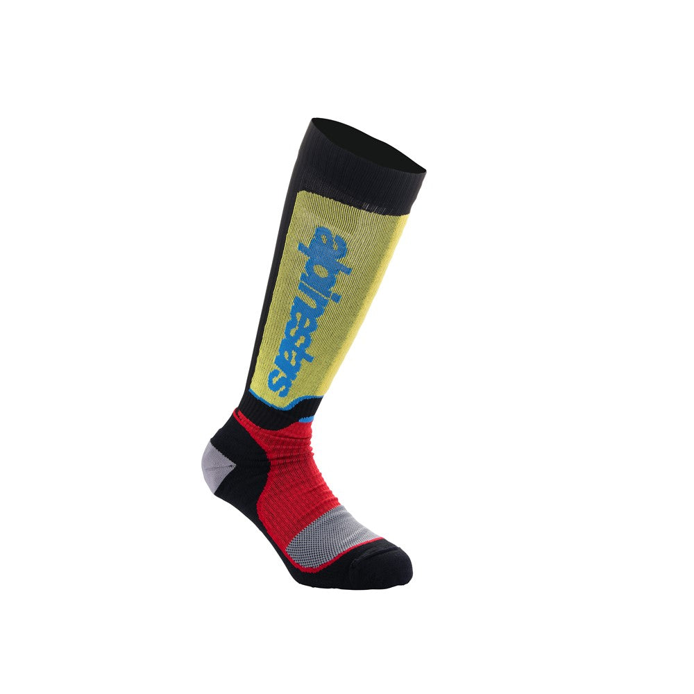 Alpinestars Youth MX Plus Socks - Black/Red/Blue