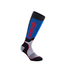 Alpinestars Youth MX Plus Socks - Black/White/Blue