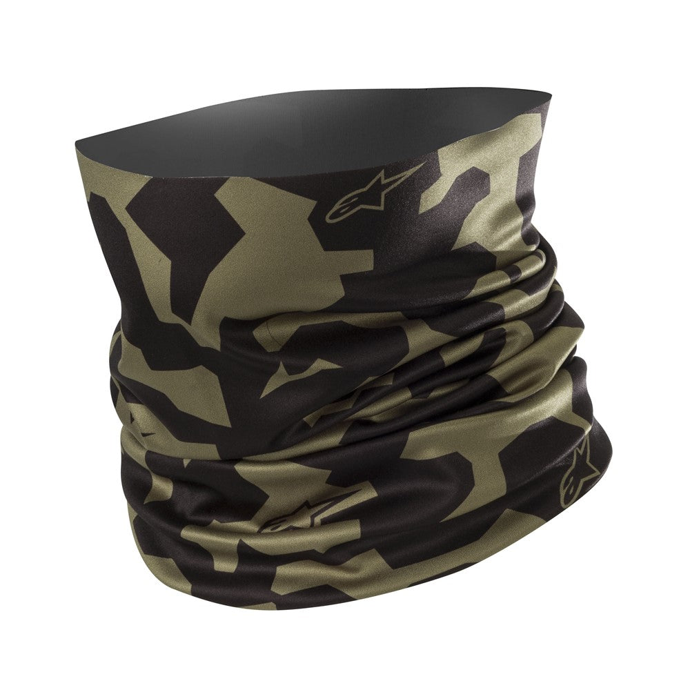 Alpinestars Camo Neck Tube - Military Green / Black Camo