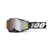 100% Armega Adult Goggles RACR - Mirror Silver Lens