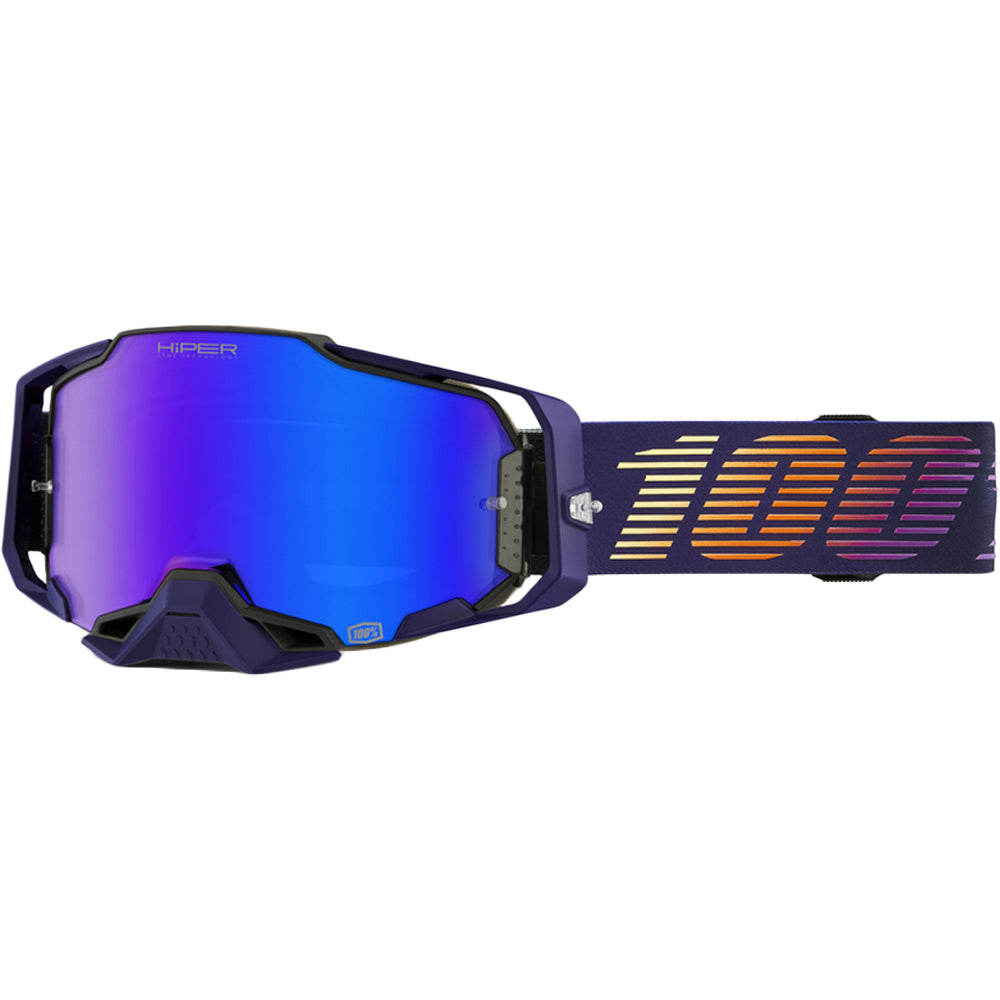 100% Armega Adult Goggles Agenda - HiPER Mirror Blue Lens