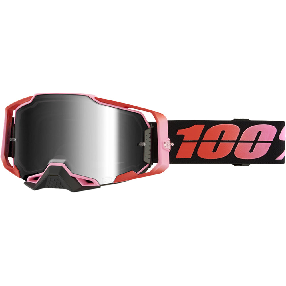 100% Armega Adult Goggles Guerlin - Mirror Silver Flash Lens
