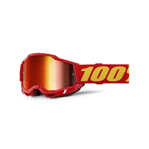 100% Accuri 2 Goggle - Red - Mirror Red Lens