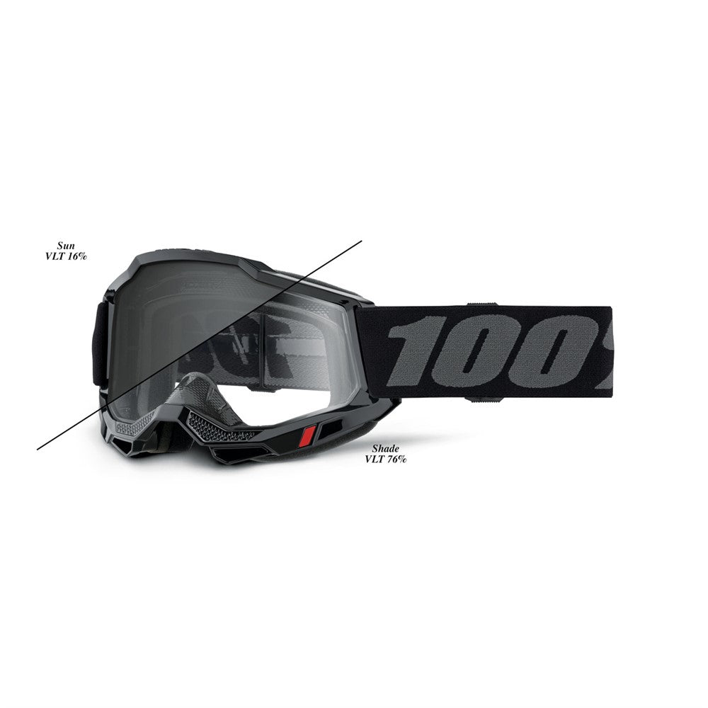 100% Adult Accuri 2 OTG MX Goggles - Desert - Black