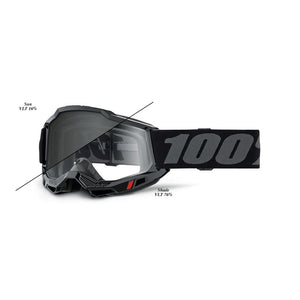 100% Adult Accuri 2 OTG MX Goggles - Desert - Black