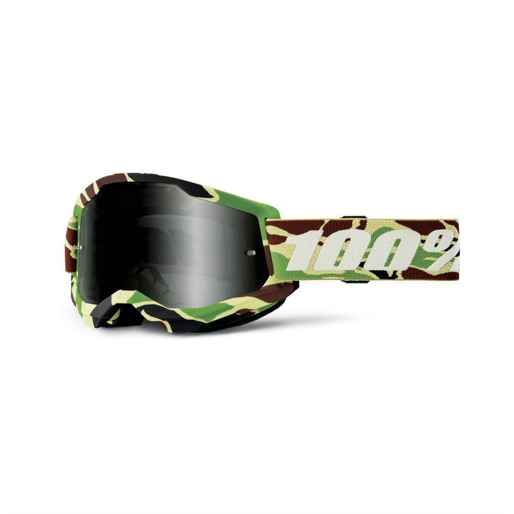 100% Strata 2 Adult Sand MX Goggles - War Camo