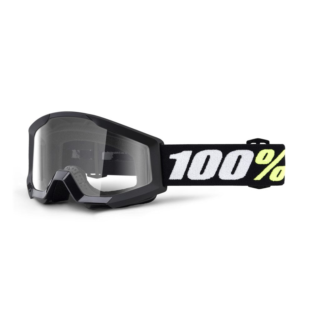 100% Strata Mini Youth MX Goggles - Black