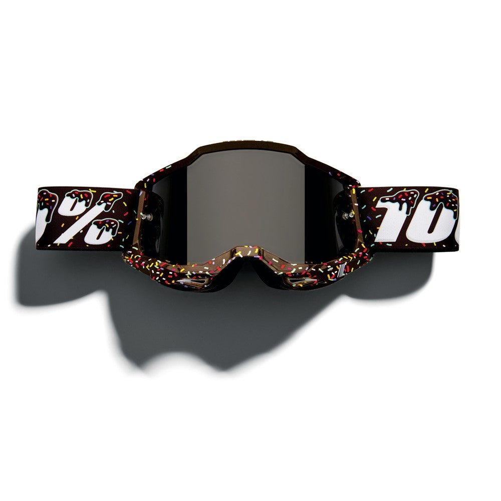 100% Accuri 2 Adult MX Goggles - Donut Chocolate Smoke Lens