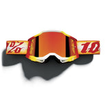 100% Accuri 2 Adult MX Goggles - Donut Jelly Mirror Red Lens