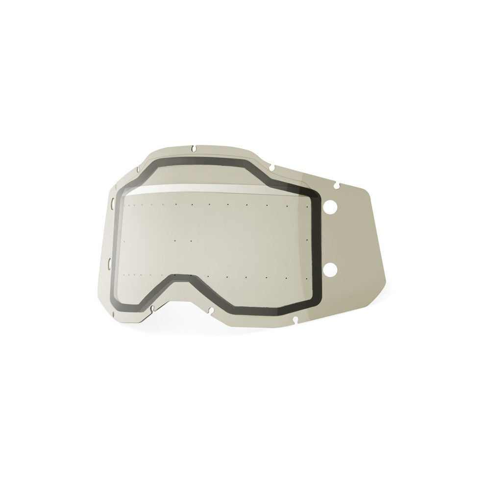 100% Racecraft 2 / Accuri 2 / Strata 2 Forecast Goggle Lens - Dual Layer - Smoke