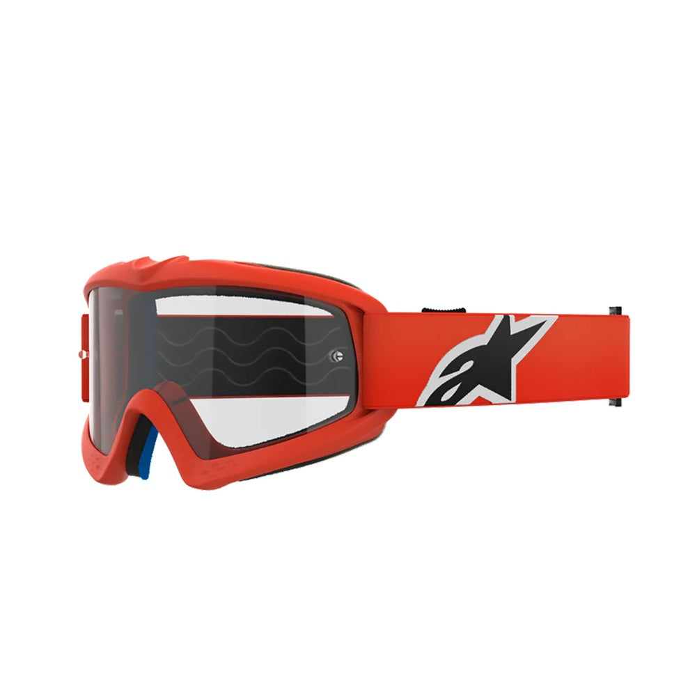 Alpinestars Vision Youth MX Goggle - Corp Orange - Clear Lens