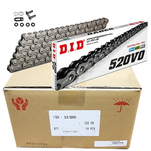 DID 520VO O-Ring Chain - 520 x 120 Link - 10 Pack
