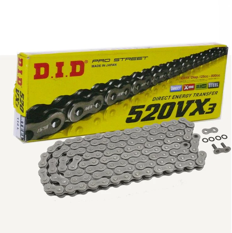 DID 520 VX3 X-Ring Chain - 108 Link