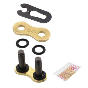 DID 525VX3 Replacement Chain Gold & Black Clip Link