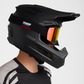 Thor Fleet Adult MX Helmet - Blackout Matt Black