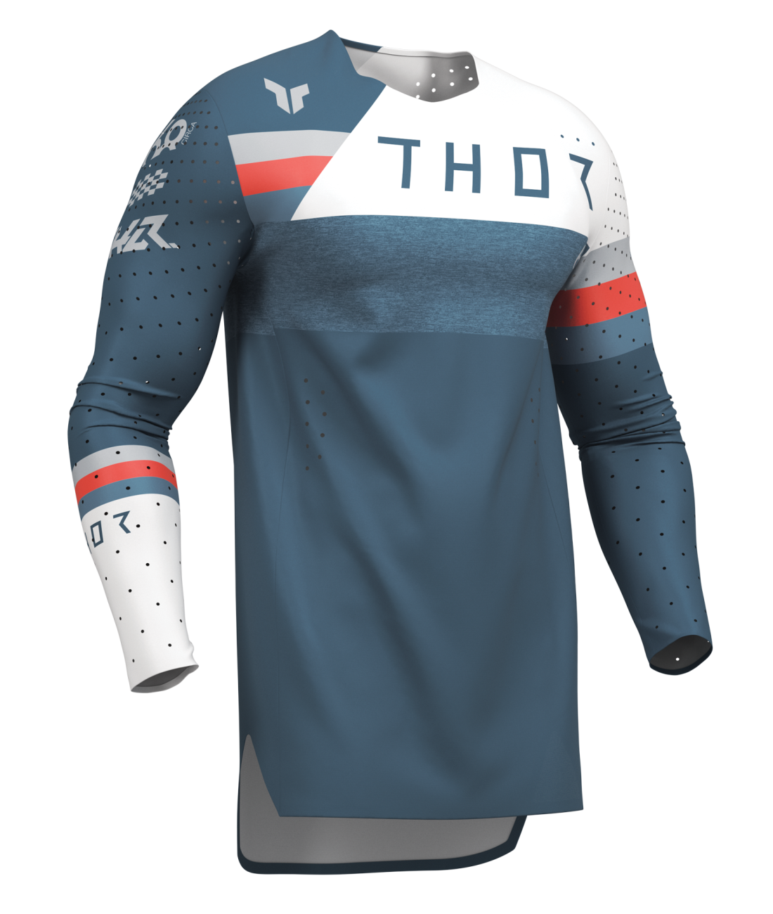 Thor Sportmode Adult MX Jersey - League Blue White