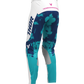 Thor Sportmode Womens MX Pants - Bleach White Aqua