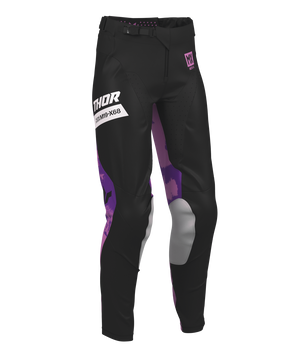 Thor Sportmode Womens MX Pants - Bleach Black Orange