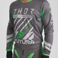 Thor S27 Launchmode Adult MX Jersey - Futura Charcoal / Green
